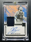 2023-24 Panini Impeccable Jalen Brunson Elegance GU Knicks Jersey Patch Auto /75
