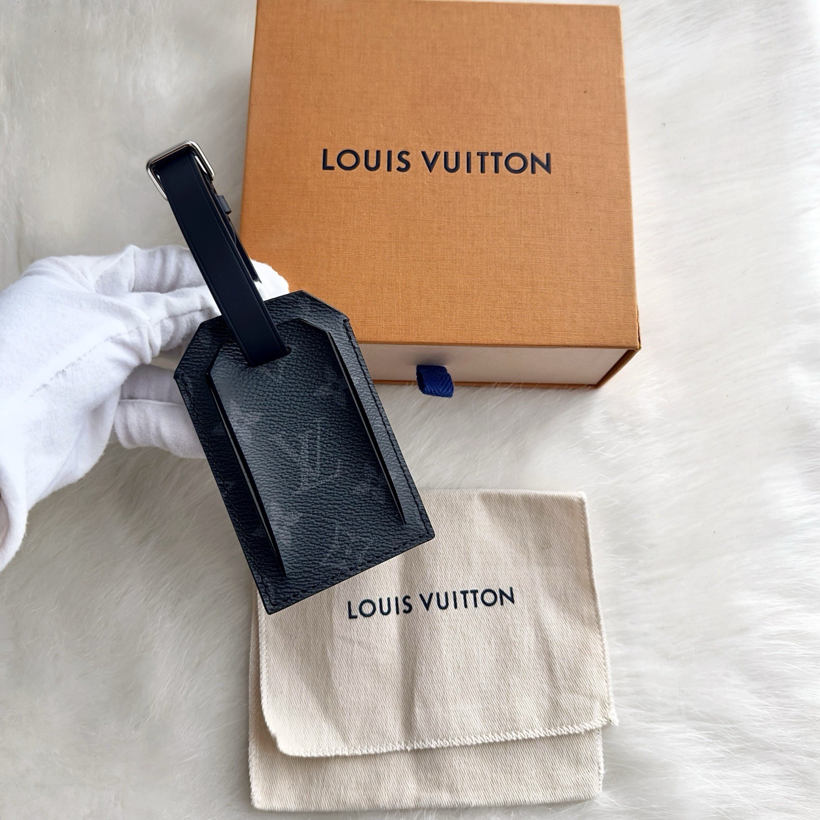 LOUIS VUITTON Monogram Canvas Eclipse Chapman Brothers Luggage Tag  G2U