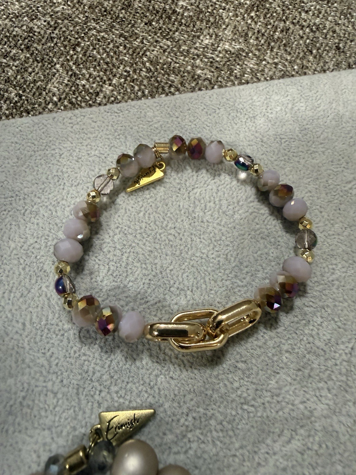 Erimish Stackable Bracelet Set Gold, Silver and L… - image 4