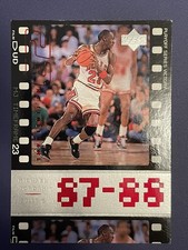 1998 Upper Deck  Michael Jordan Time Frame 87-88 Playoff Series Victory #23