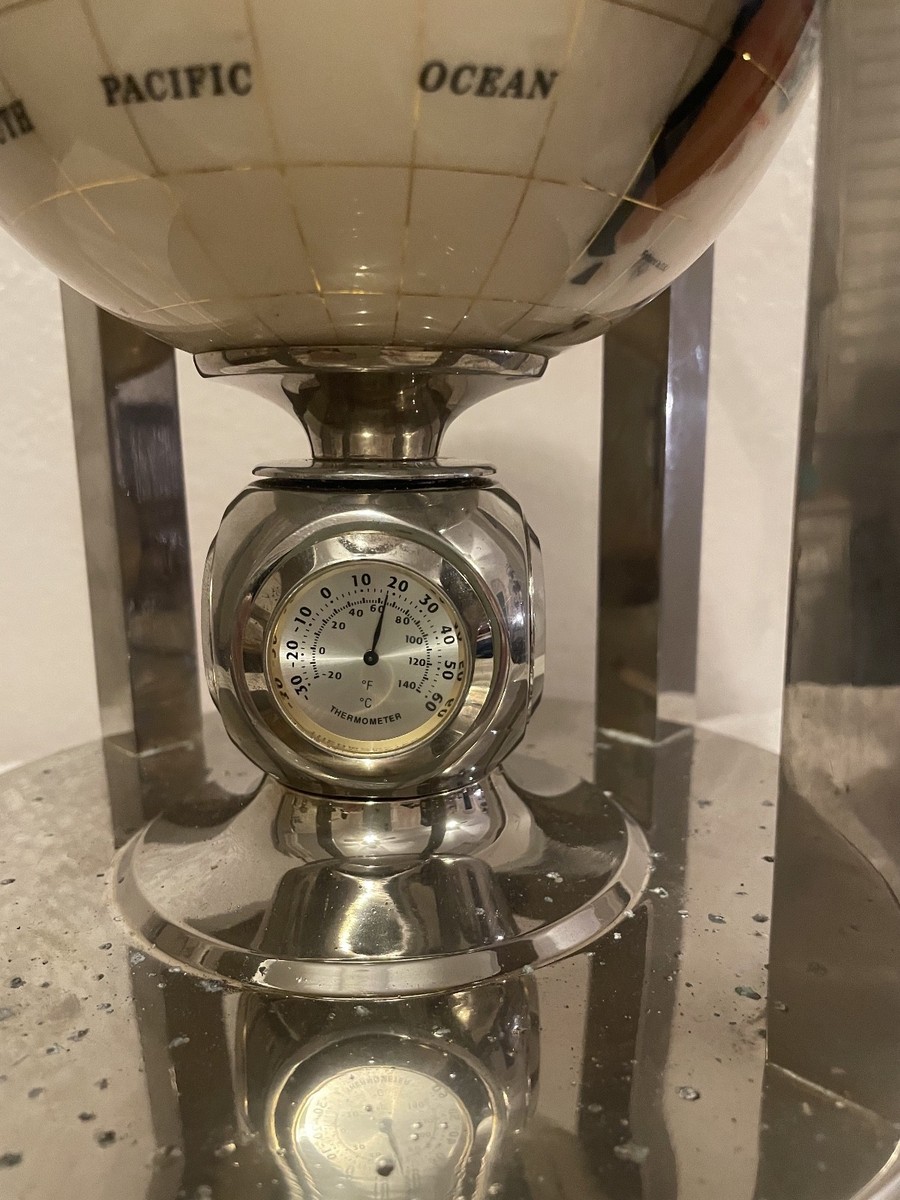 Vintage Seiko Japan Quartz MANTLE CLOCK 11.5” Rotational WORLD