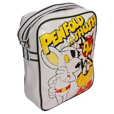 DANGER MOUSE FLIGHT BAG Penfold Shush White Cartoon Retro Dangermouse DM Penfold