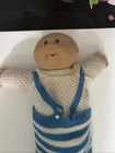 Vintage Cabbage Patch Kids doll, a bald boy with blue eyes, Bald W Dimples 1980s