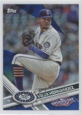 2017 Topps Opening Day Rainbow Blue Foil Felix Hernandez #76 y0i