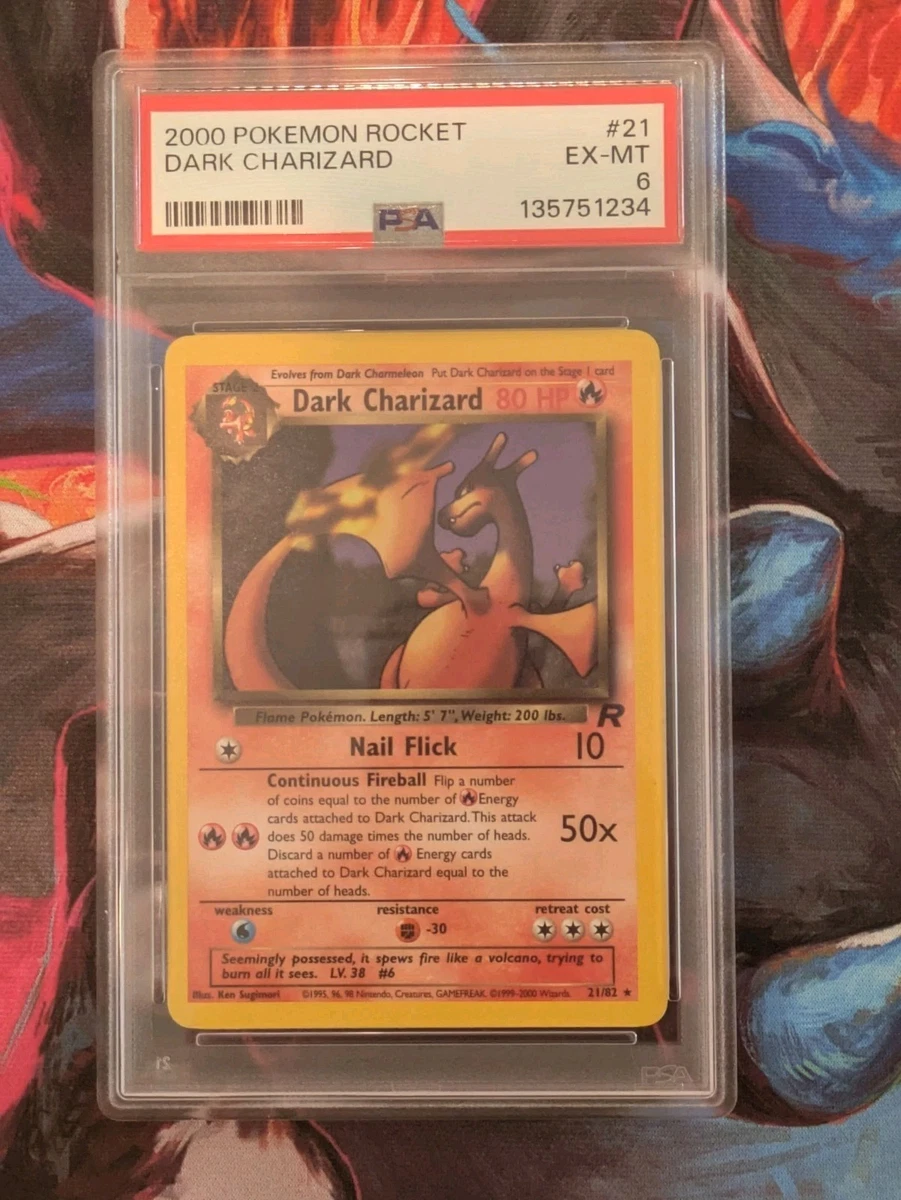 Darkness Charizard Pokémon TCG Rare Individual Collectible Card