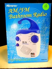 Memorex AM/FM Bathroom Radio  Model 614 NEW IN BOX