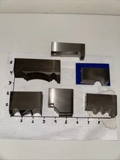 Molding Knifes Cutters Shaper Molder Lot of 6 Large Profiles.  Crown, Base
