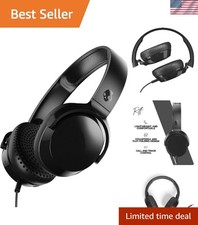 Riff On-Ear Wired Headphones - Lightweight & Foldable, 3.5mm AUX Connection