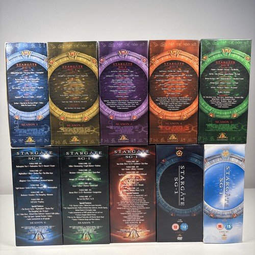 Stargate SG-1 Complete Series DVD Box Set Seasons 1-10 Sci-Fi TV Show Used