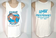 Camiseta sin mangas Uvex Couch Potato International Longboard Surf Team 1988 L Surfing