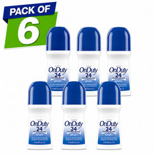 Avon On Duty Sport 24 Hour Deodorant 2.6 oz. Roll-On 6 Pack