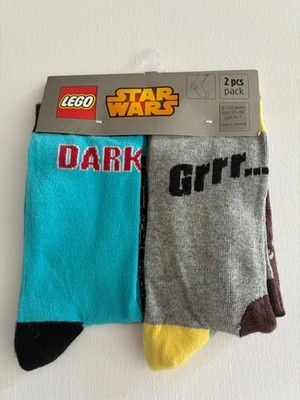2 Paar Socken Lego Wear Gr. 37-39 NEU Star Wars Darth Vader Chewbacca SALE %%
