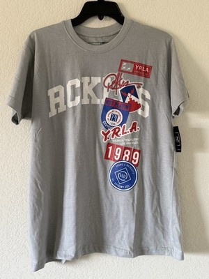 Young & Reckless Men's Medium Los Angeles Reckless OG Logo Tee T-Shirt Gray