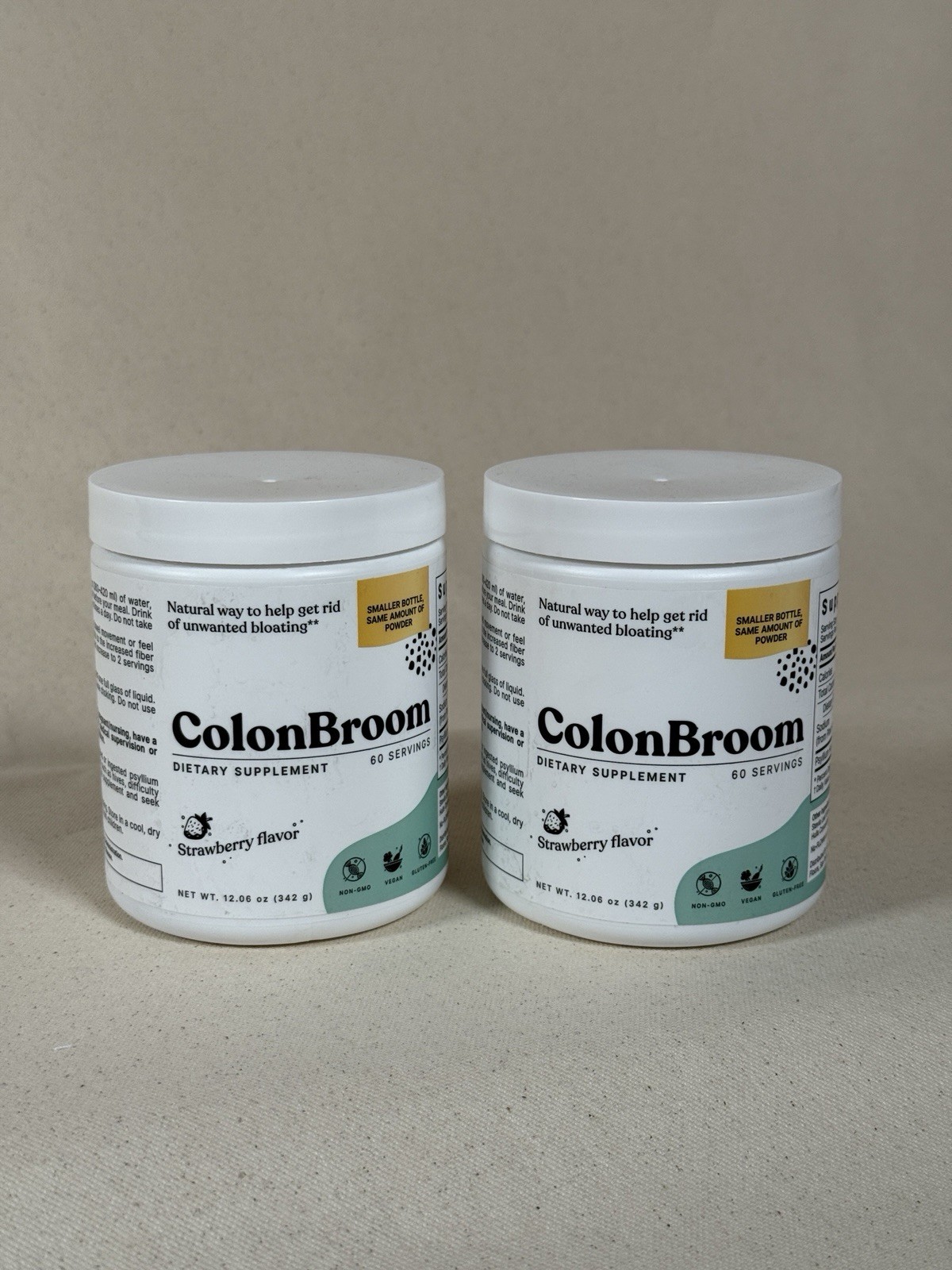 New Colon Broom Dietary Supplement Strawberry Flavor 60 Servings 09/2025 SEALED