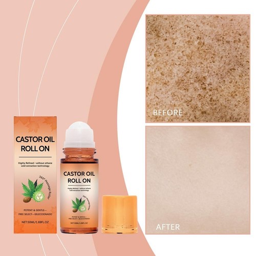 50ml CASTOROIL ROLL-ON Highly Refined For Skin Dryness & Repair Fade H7E4 - Picture 5 of 19