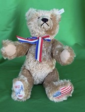 Steiff Bear Otto Jointed Mohair Limited Edition Plush 1992 United States USA