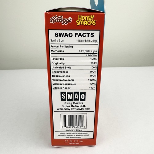 SWAG Kellogg's Honey Smacks Boxer Briefs Underwear Men's XL 38-40 NWT - Picture 2 of 3