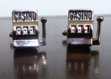 Casino Cufflinks - One Armed Bandit – Slot Machine