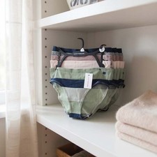 Lucky Brand Women's High Cut Briefs 5 Pack Size Large NWT Assorted Colors