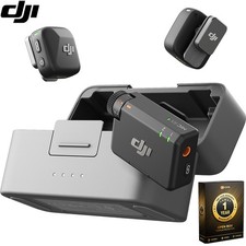 DJI Mic Mini 2 TX/1RX/Charging Case Ultralight HQ Audio Open Box 1YR Warranty