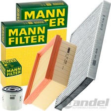 MANN FILTER INSPEKTIONSPAKET passend für FORD FIESTA 6 B-MAX JK KA 3 ECOSPORT