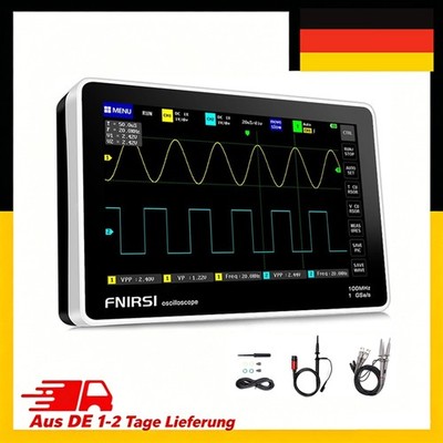FNIRSI 1013D Oszilloskop Touchscreen 100MHz 1GSa/s Abtastrate Hochgenaues