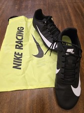 Men's Nike Zoom Rival Sz 9 UK 8 EUR 42.5 New With Box Black