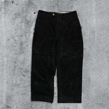 Vintage Jos A Bank USA Made 90s Black Corduroy Dress Pants Size 32 X 27 Preppy