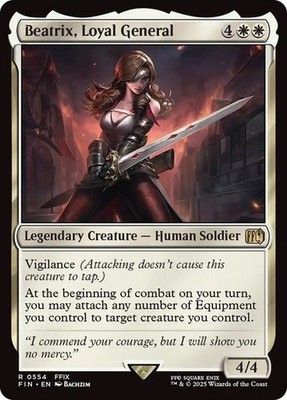 Beatrix, Loyal General ~ Final Fantasy [ NM ] [ Magic MTG ]
