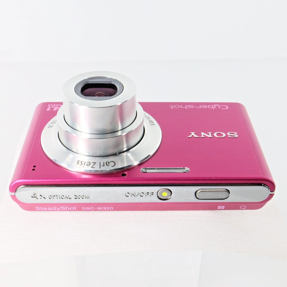 SONY Digital Camera Pink Cyber-shot DSC-W320 14.1 MP 3.0x Optical