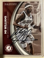 Alabama Basketball Mo Williams Signed card 