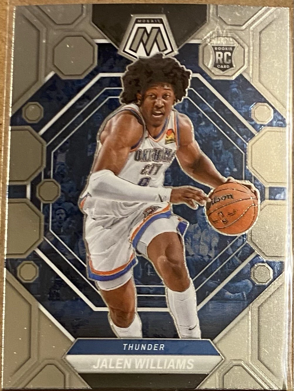 2022-23 Panini Mosaic #217 Jalen Williams (RC) Oklahoma City Thunder