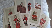 Original Vanity Fair RED ROBED JUDGES prints - WIDE SELECTION HERE see dropdown