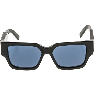 CHRISTIAN DIOR HOLOGRAPHIC CD Logo Black Blue Sunglasses DM40106U