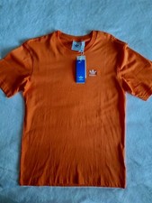 Adidas Orginals T-Shirt Men's Size S Essential Tee Trefoil Orange New