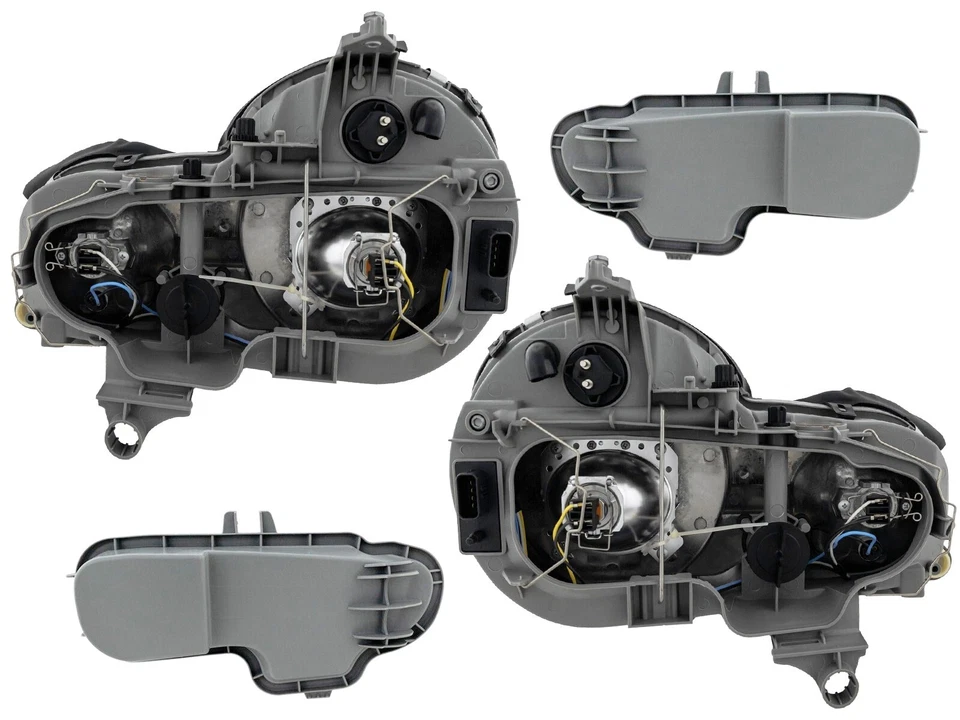 Par de faros proyectores conductor pasajero para Mercedes Benz E320 E420 1996-1999 Foto 2 de 4