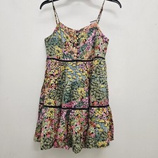 NWT XS Urban Outfitters Strappy Short Multicolor Floral  Mini Dress