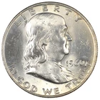 1960-D Franklin Silver Half Dollar Choice BU 50C - BU Uncirculated