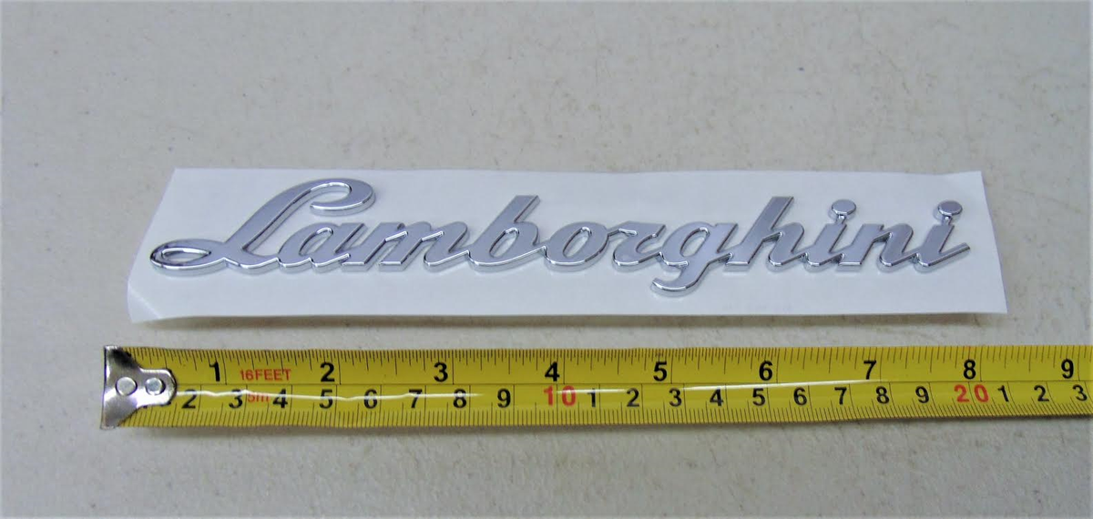 LAMBORGHINI HURACAN GENUINE BRAND NEW REAR SCRIPT EMBLEM OEM