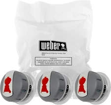 (3) Weber Genesis Knob Kit E-310 S-310 E-330S S-330