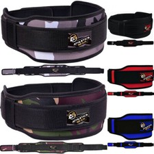 Weight Lifting Belt Gym Training Neoprene Fitness Workout Double Support