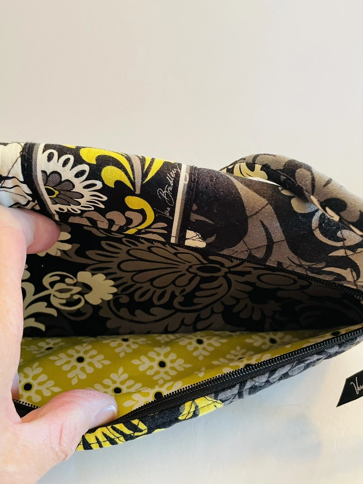Borsa pochette Vera Bradley "Barocco" nodo solo una pochette usata in ottime condizioni