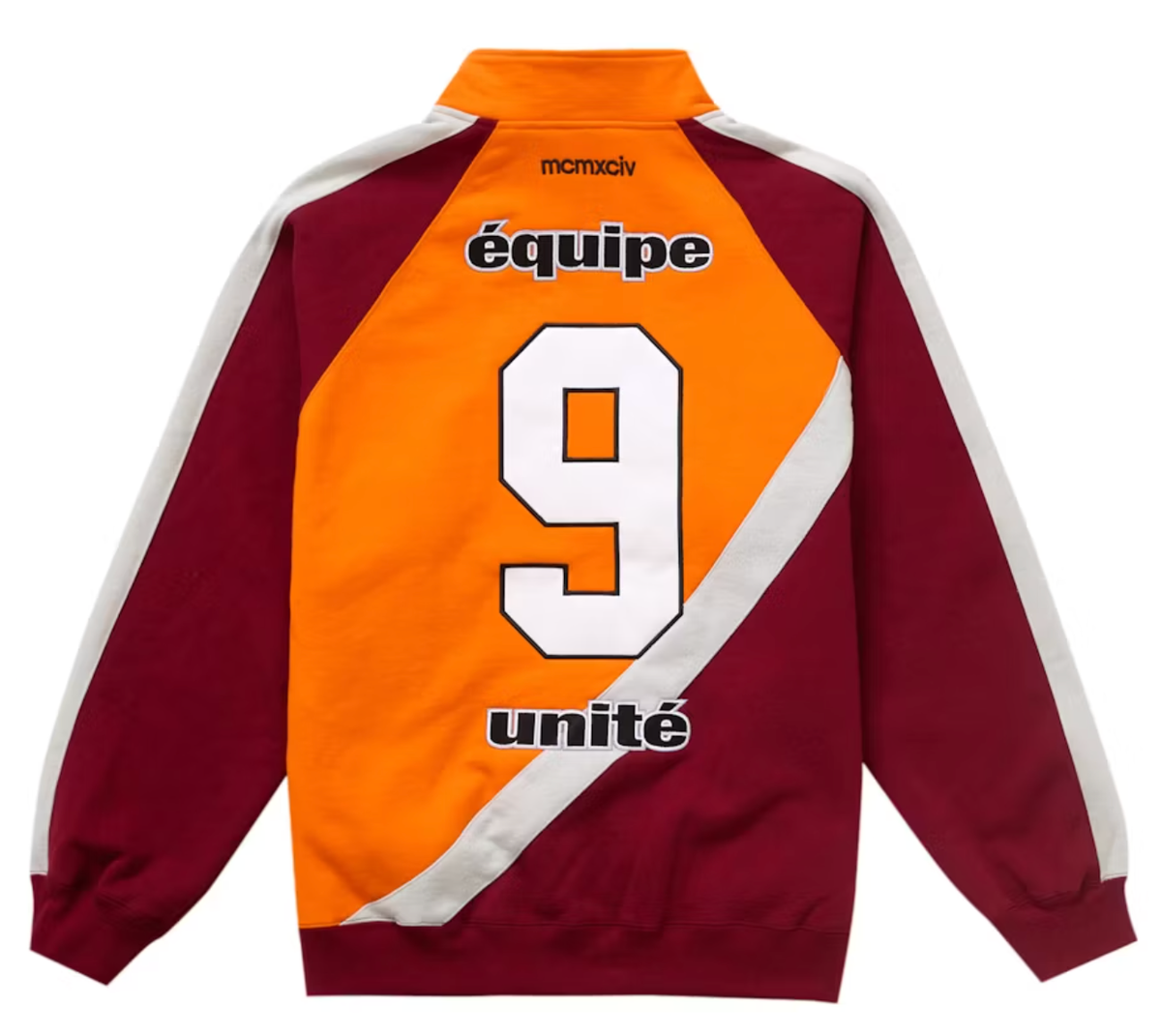 トップス Supreme half zip sweatshirt SS24 SUPREME EQUIPE HALF ZIP SWEATSHIRT DARK ORANGE SZ XXL