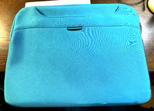 12"x15" Laptop Case Sleeve Bag Padded Teal Turquoise Blue, Roomy Outer Pocket