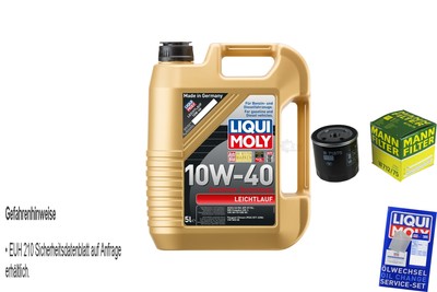 INSPEKTIONSKIT FILTER LIQUI MOLY ÖL 5L 10W-40 für Opel Vectra A 86_ 87_ 1.8i