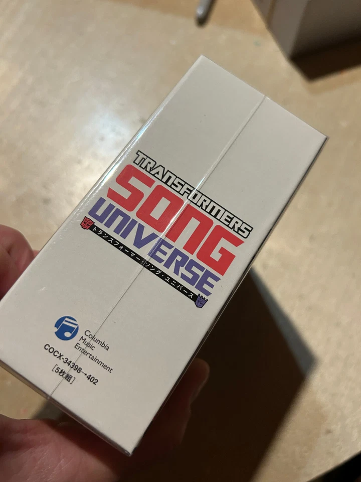 TRANSFORMERS SONG UNIVERSE 5-DISC CD BOXSET COLLECTION G1-VICTORY SOUNDTRACK Foto 4 de 4