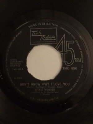 Stevie Wonder - Don t Know Who I Love You / Ma Cherie Amour - Ex