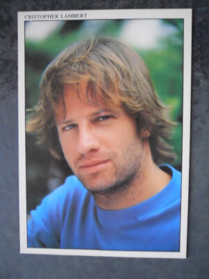 Cartolina Postcard CHRISTOPHER LAMBERT [D39]