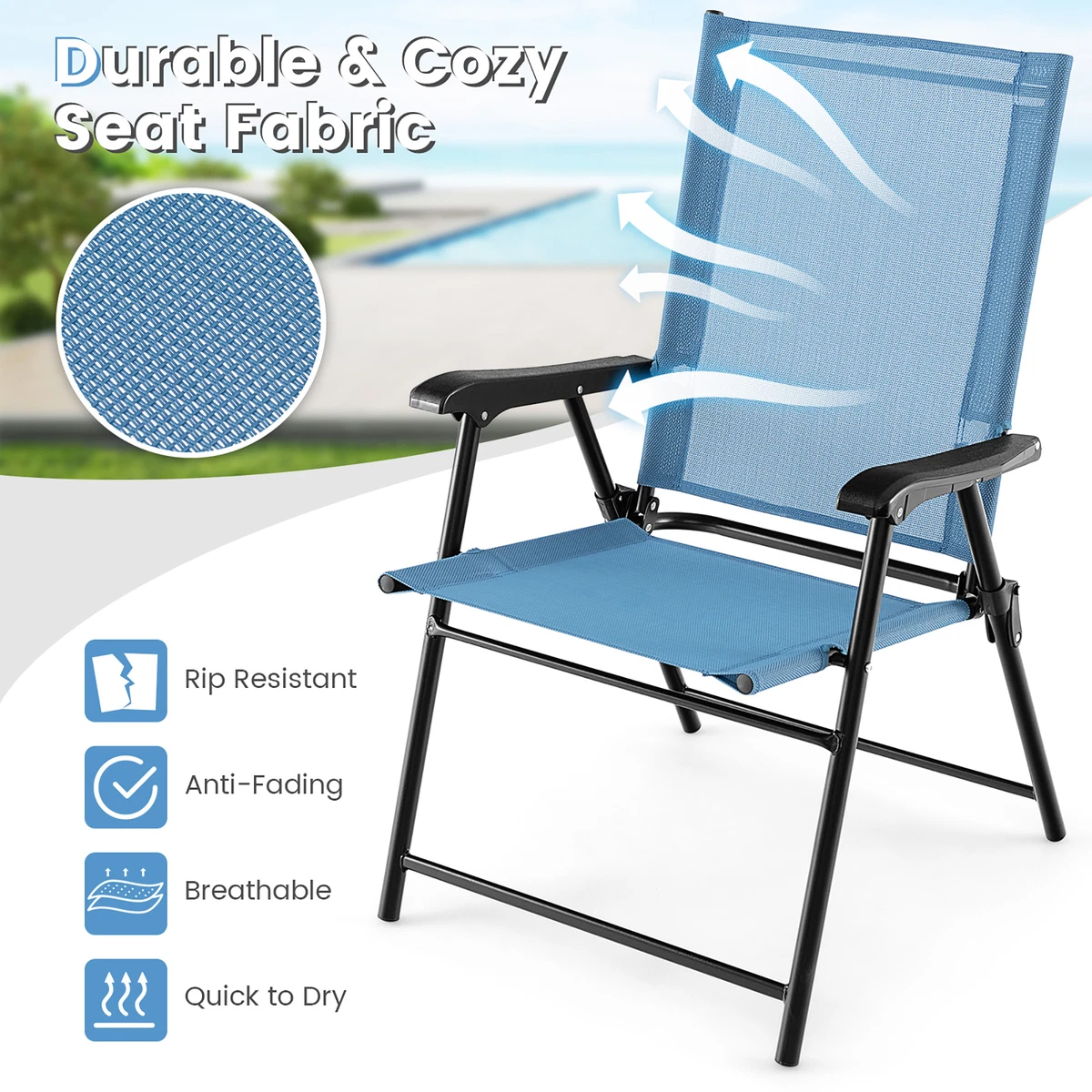 Lawn chairs portable sale