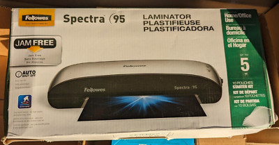 Fellowes Spectra 95 Laminator Pouch Starter Kit 10 Free Sheets New in Box 5 Mil